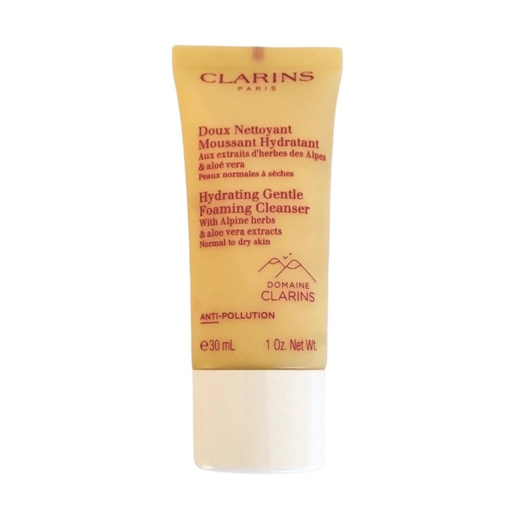 NEW Clarins Hydrating Gentle Foaming Cleanser Alpine Herbs & Aloe Vera Extracts
